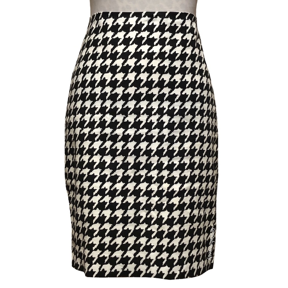 The Limited High Waist Houndstooth Pencil Skirt - Picture 1 of 8